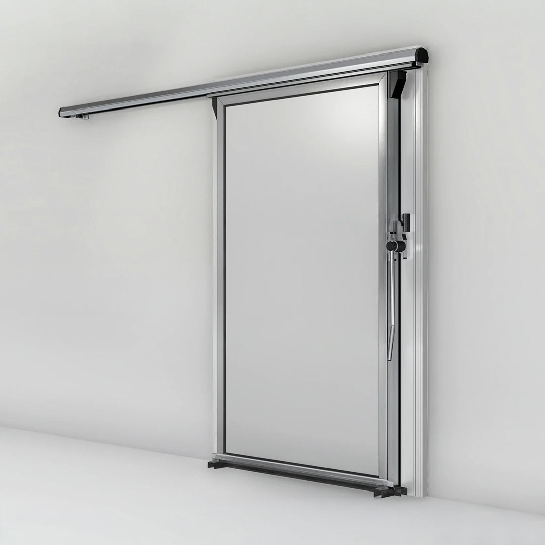 Manual Sliding Door 8’ x 9’ sliding door Cooler