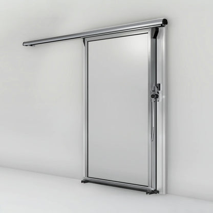 Manual Sliding Door 8’ x 9’ sliding door Cooler
