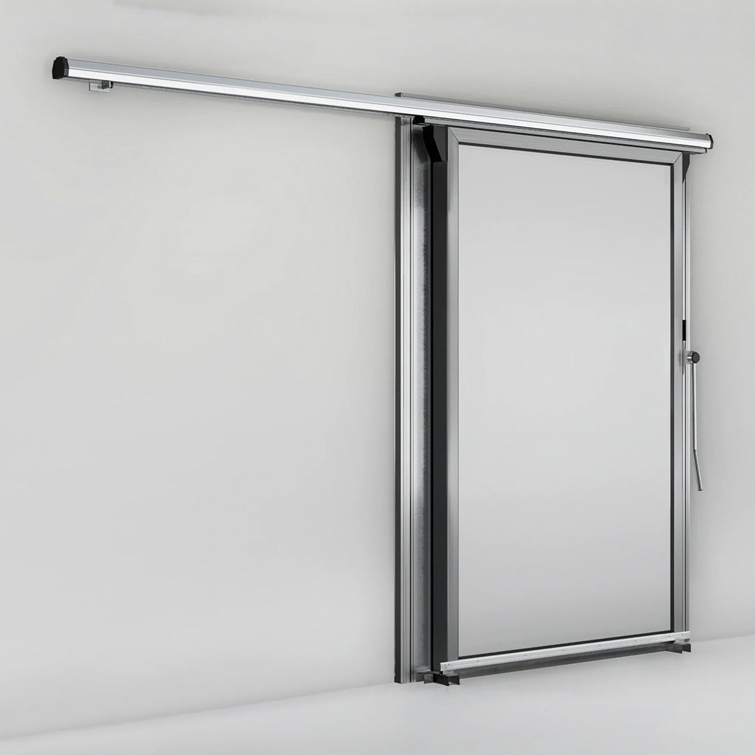 Manual Sliding Door 8’ x 9’ sliding door Cooler