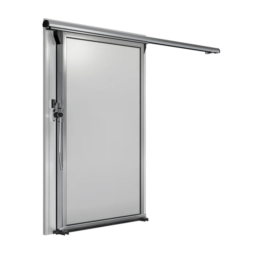Manual Sliding Door 8’ x 9’ sliding door Cooler