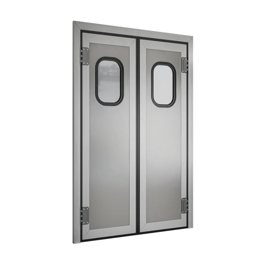 Rigid swing door 72” x 84” Double By-Swing